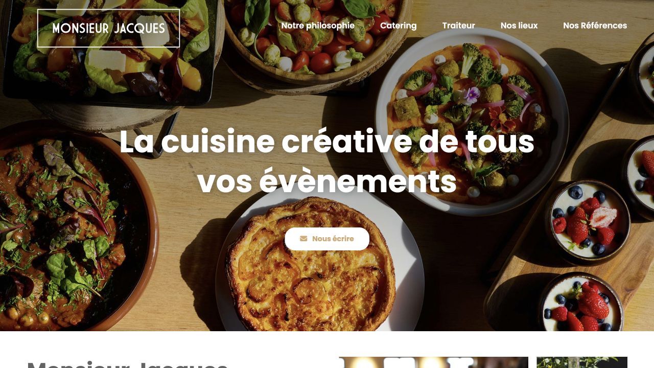 Capture du site de Monsieur Jacques